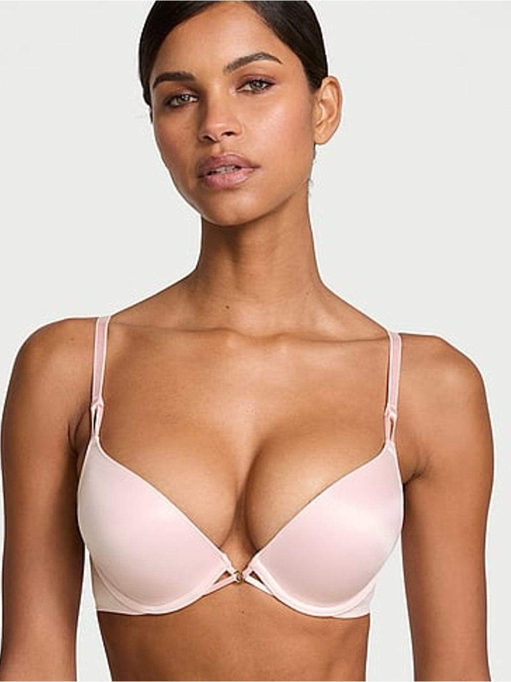 Victoria's Secret Bombshell Add-2-Cups Push-Up Bra 34C *Angel Pink* NEW!